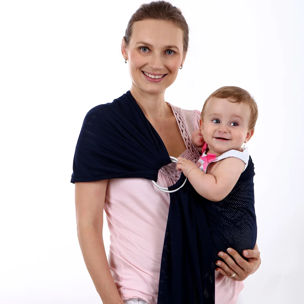 Воздухопроницаемый мягкий хлопковый Рюкзак переноска для малышей с медным