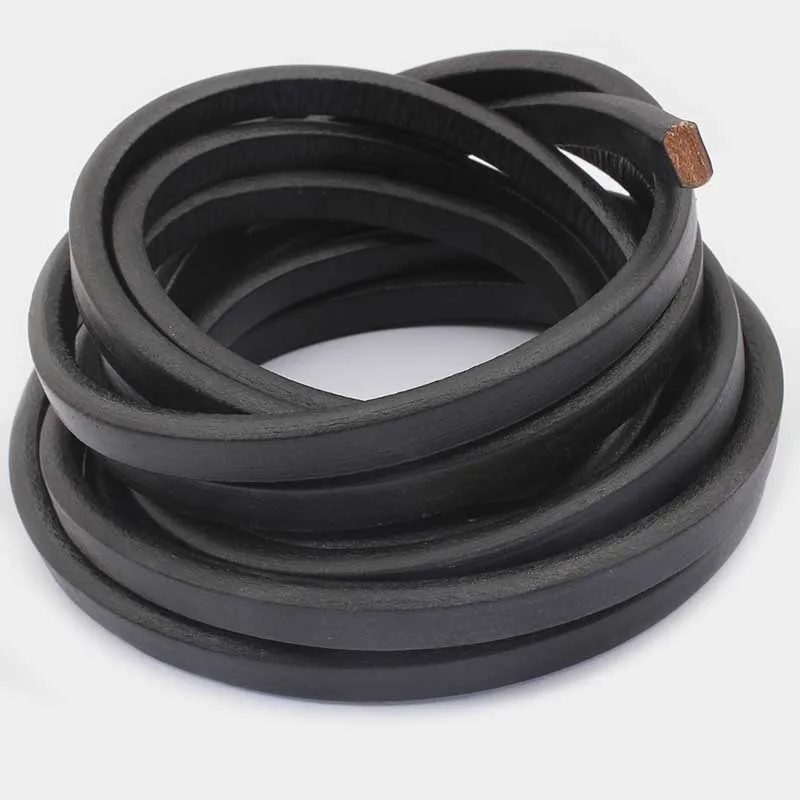 

Шнур из натуральной кожи, 10 х6 мм, 1 м