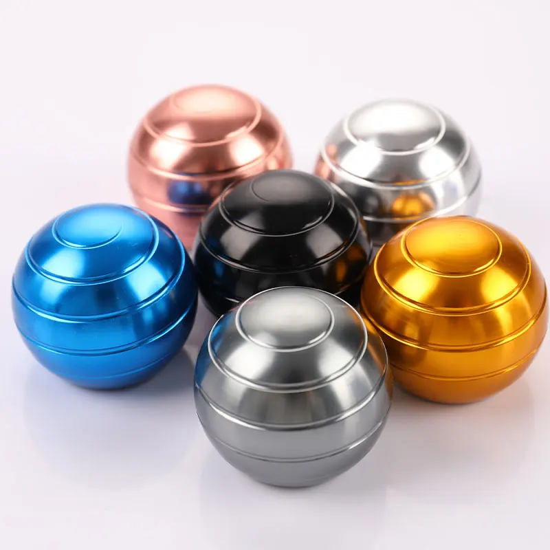 

38mm Desktop Decompression Rotating Spherical Gyroscope Office Desk Fidget Toy