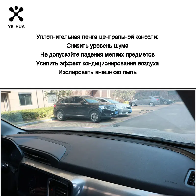 Уплотнительная лента для центральной консоли Chery Tiggo 8 pro 2019 2020 2021 аксессуары