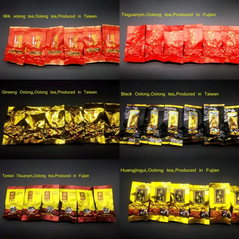 

6 kinds of Oolong Tea 36 bags High quality Chinese Milk oolong Green tea