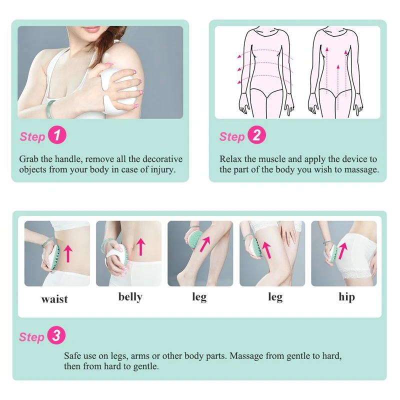 

Handheld Bath Brush Cellulite Massager and Remover Brush Electric Body Slimming Massage Brush