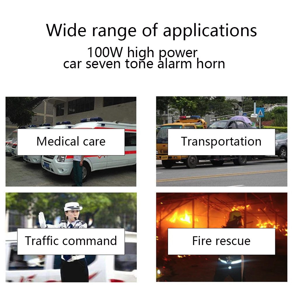 Автомобильный звуковой сигнал аварийный Автомобильная сирена микрофон динамик