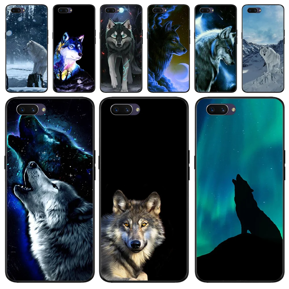 Чехол для телефона BaweiTE Animal white snow wolf OPPO F5 F9 F3 F11 pro A92020 K1 A77 RENO A52020|Чехлы-накладки| |
