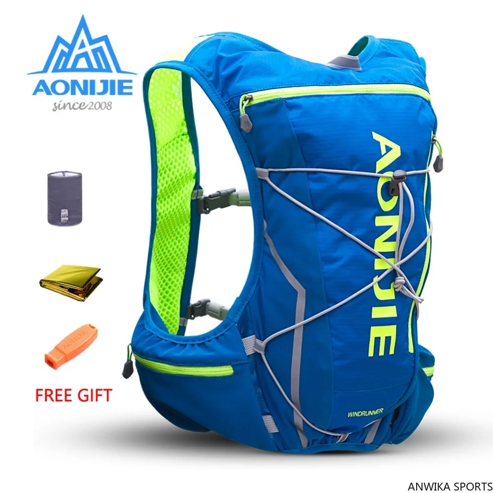 

Рюкзак AONIJIE E904S с гидратацией 10 л, ранец, жилет, жгут с водным пузырьком для пешего туризма, кемпинга, бега, марафона, гоночных видов спорта