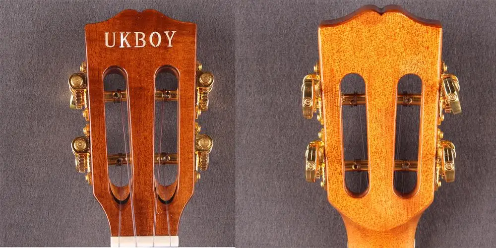 Однотонная укулеле для концерта и тенора древесина КоА акации 4 струны гитара с