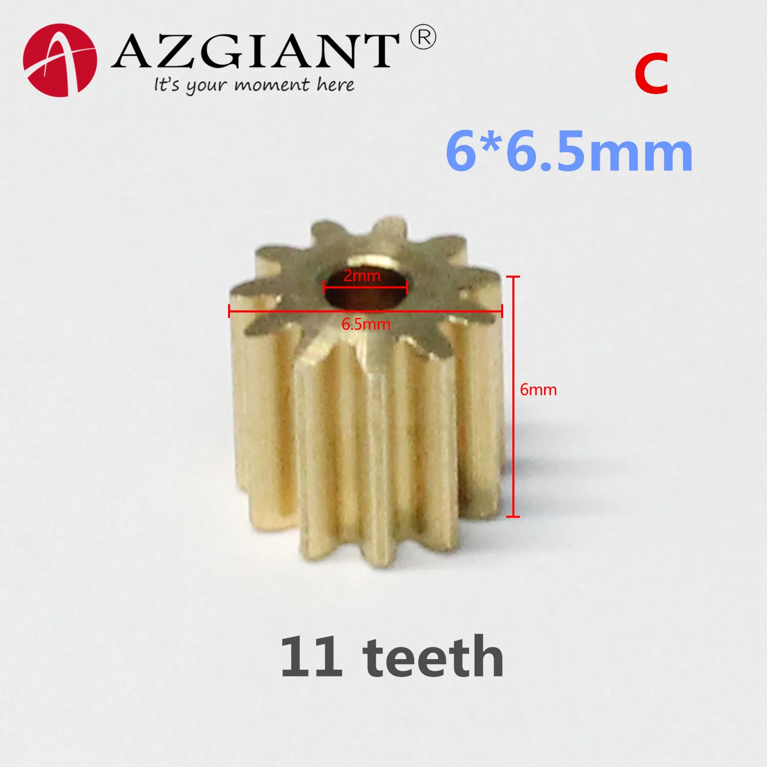 Медный мотор AZGIANT 1 шт. 8/9/10/11/12 зубьев для FC280 260 130 140 | Автомобили и мотоциклы