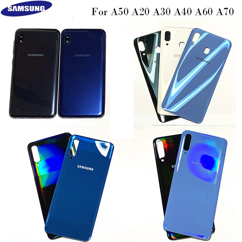 

Official Samsung Glass Housing Battery Back Cover Rear Door Case Replacement Part Adhesive For Galaxy A30 A40 A50 A60 A70 2019