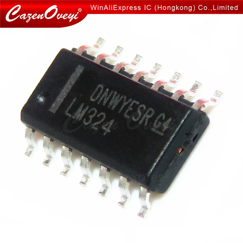 20 шт./лот LM324DR LM324D LM324 324 SOP-14 в наличии | Электронные компоненты и принадлежности