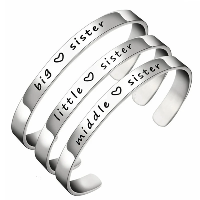 Браслет Лучший Друг из нержавеющей стали 3 вида значений браслет женские манжеты