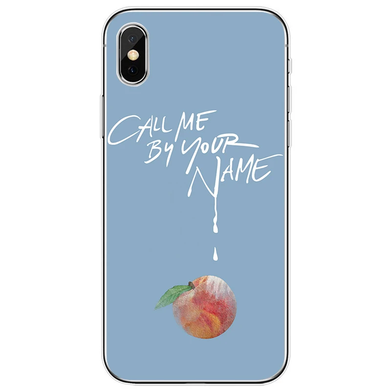 Чехол с надписью Call Me by Your Name мягкий силиконовый чехол из ТПУ для телефона iPhone 5 5S SE