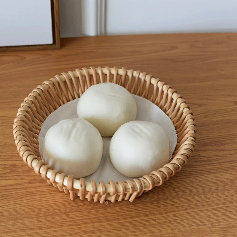 

Ротанговая Цветочная корзина ручной работы, свадебная корзина, фотореквизит для дома