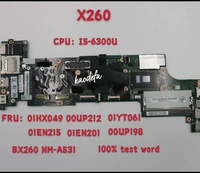 laptop x260 motherboard lenovo thinkpad nm a531 for x260sr2f0i5 6300u fru 01en201 00up198 01hx035 test ok