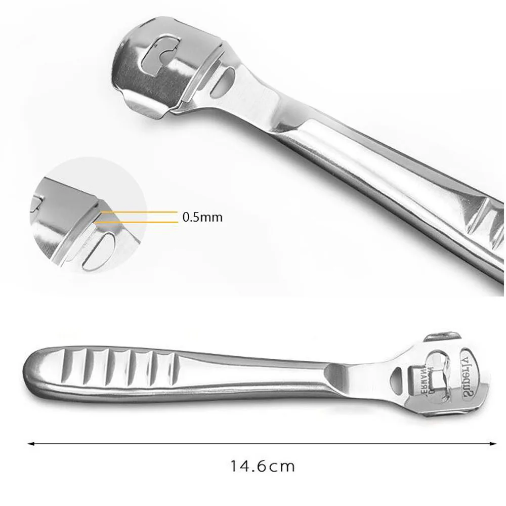 Bittb пилка для ухода за ногами из нержавеющей стали Rasp удаления кутикулы мозолей