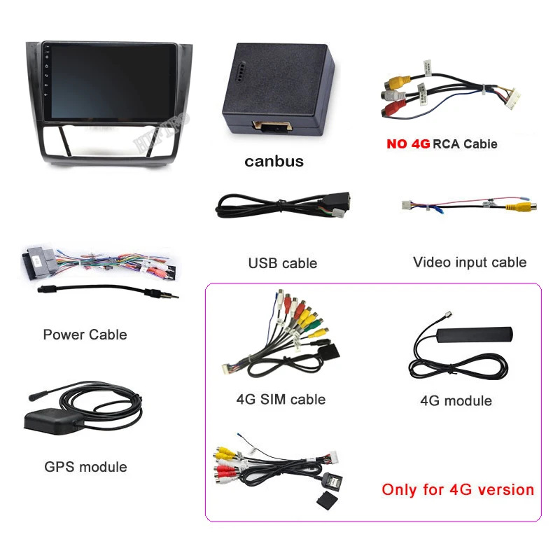 $126.68 Car Radio for Bmw E81 E82 E87 E88 2004-2012 Multimedia Video DVD Player 6G 128G Android 2 Din Carplay Autoradio Navigation GPS