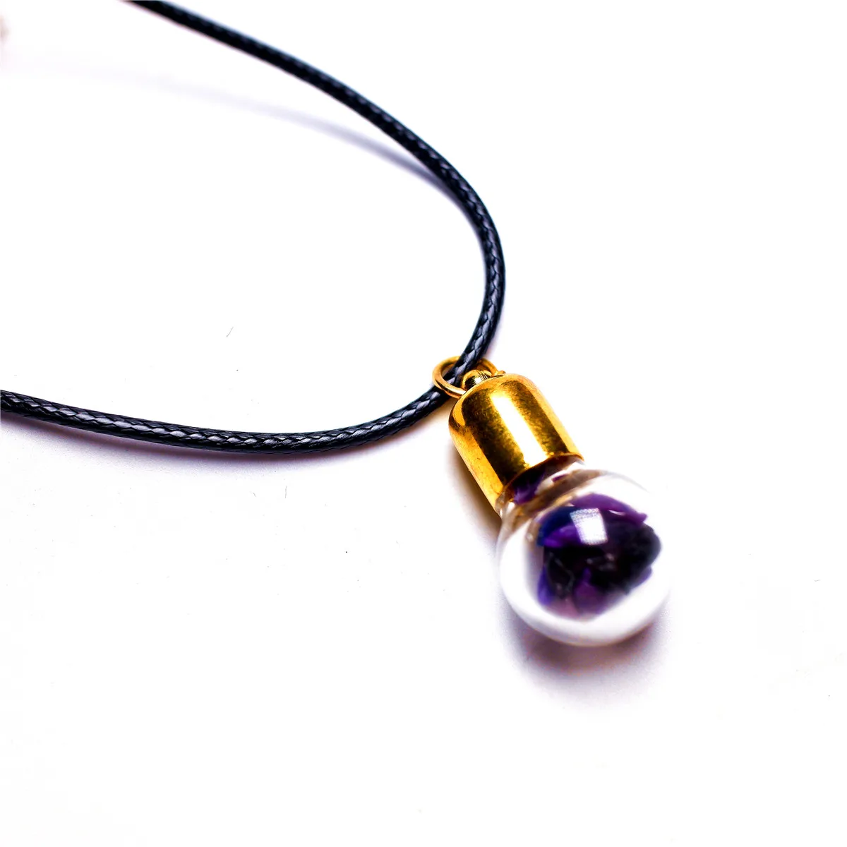Koraba Natural Sugilite Drift Bottle подвеска ожерелье из драгоценных камней Дизайнерские