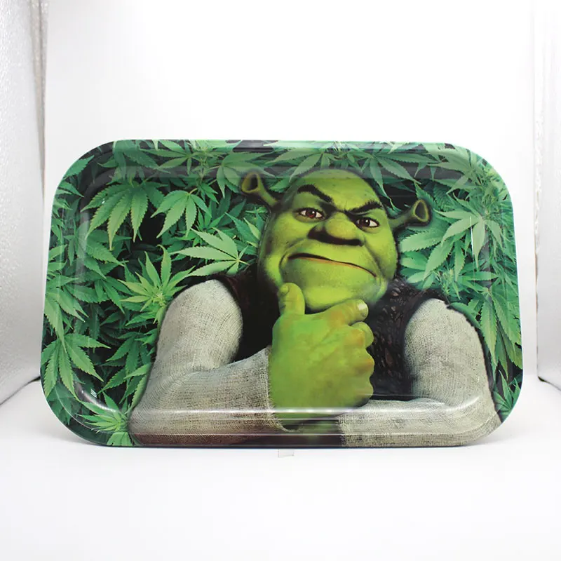 

28cm*18cm Rolling Tray Papers Cigarette Smoke Smoking Accessories Tool Tobacco Storage Plate Discs for Herb Grinder