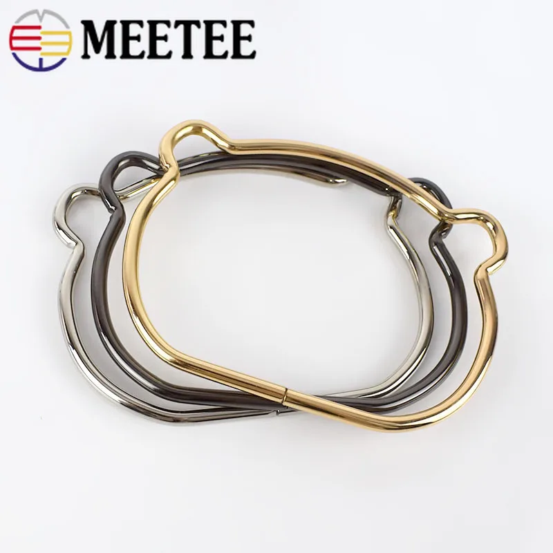 Металлическая сумка Meetee с металлическим кольцом и пряжками для женщин сумочка