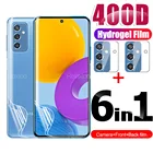 Гидрогелевая пленка для телефона 6 в 1 для Samsung M32 M52 5G HD, защитная пленка на передний экран, пленка для камеры Sumsung M02 M12 M22, не стекло