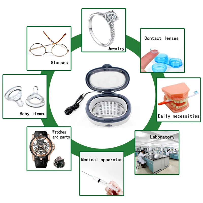 Ультразвуковое устройство для чистки ювелирных изделий печатных плат 40 кГц |