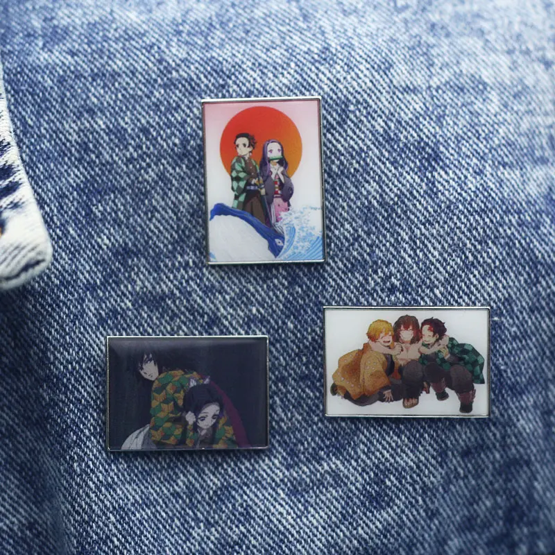 

Interesting Cartoon Comic Brooch Lapel Metal Enamel Badge Collect Denim Jacket Backpack Pin Children Fashion Jewelry Gifts