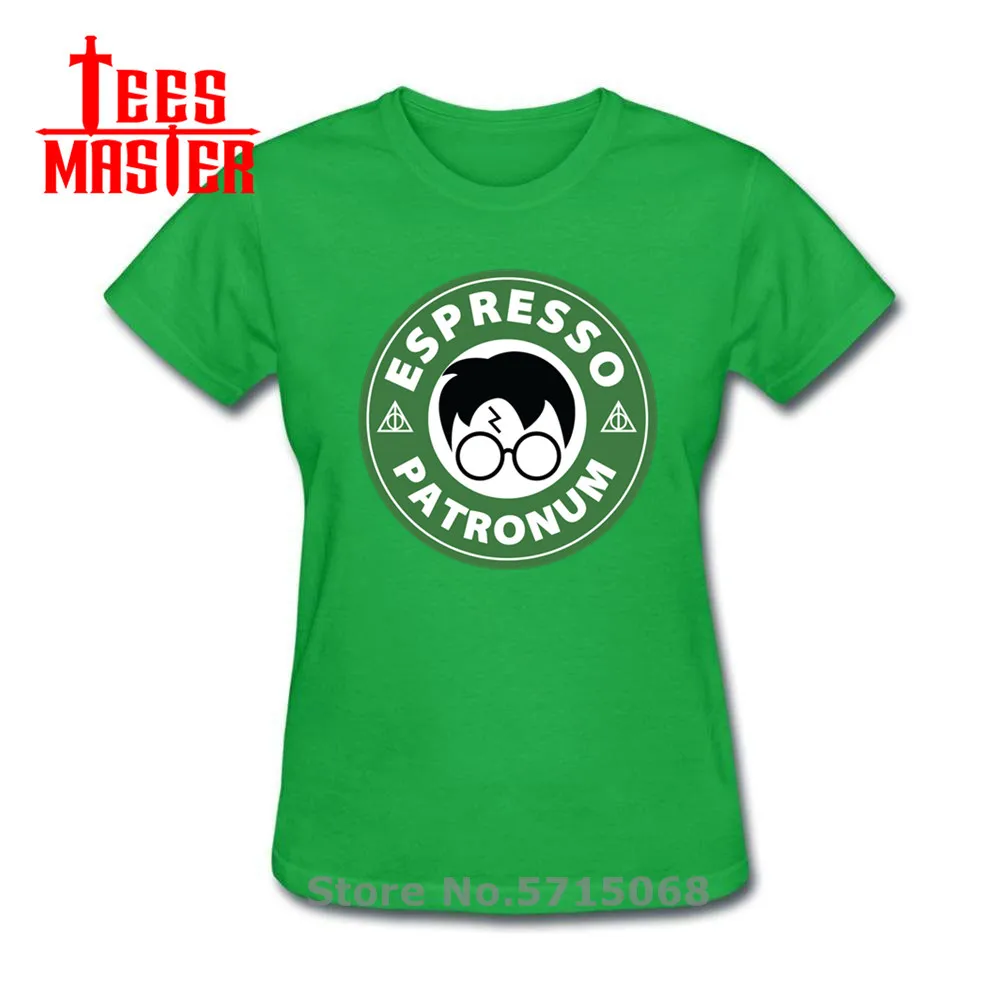 Футболка с коротким рукавом и принтом Гарри эспрессо | Женская одежда