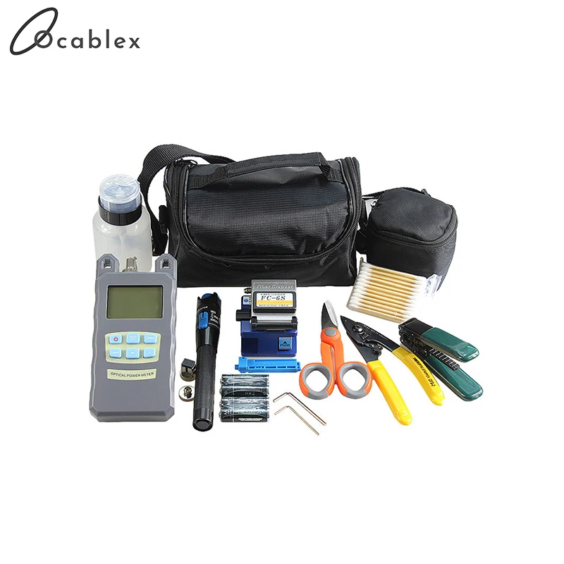 Наборы инструментов для оптоволокна 7 в 1 средство очистки зачистки оптических