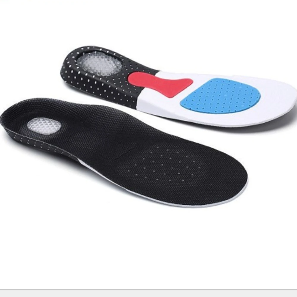 Free Size Silicone Arch Support Foam Sport Shoe Pad Sport Soft Running Gel Shoe Insoles Insert for Men Women Orthotic Cushion