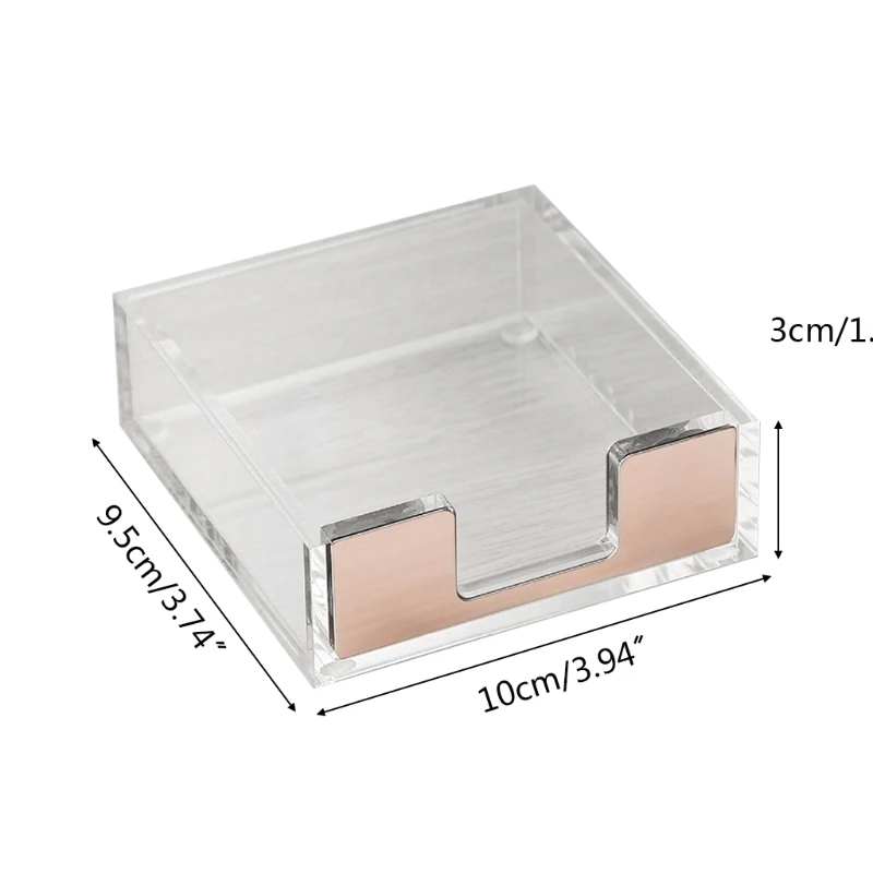 

Desk Storage Note Box Desktop Cosmetic Organizer Box Acrylic Bathroom Jewelry Dr Drawer Desktop Storage Boxes Holder