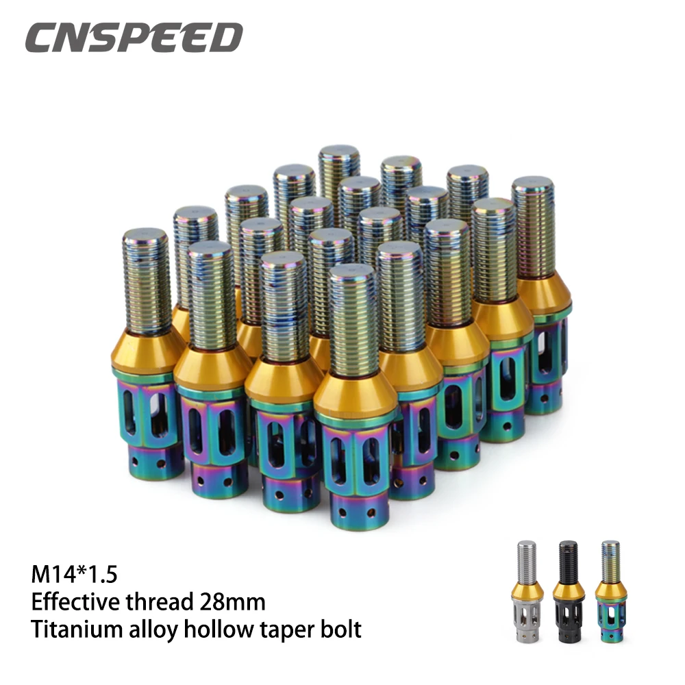 20 шт. высокопроизводительный светильник вес конусное сиденье титановые болты M14 *