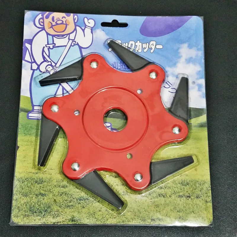 6T мощная головка для стрижки травы Легкая резка кустореза запчасти ремонта сада