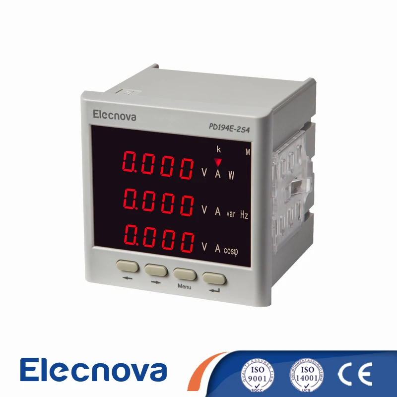

PD194E-2S4 три фазы переменного тока 120*120 мм DI DO панельный цифровой мультиметр