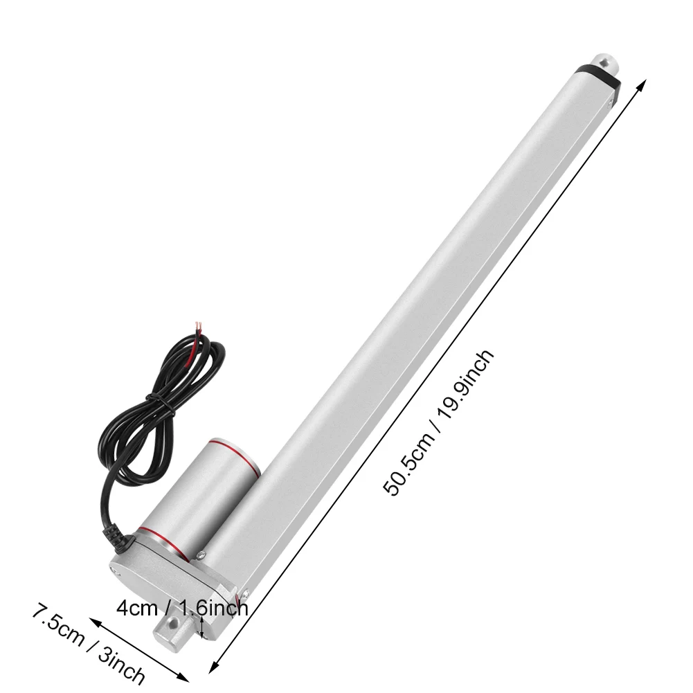 DC 12V Linear Actuator 500N Max Lift 400mm Stroke Electric Motor For Automotive Medical Devices And Engineering Industry | Обустройство