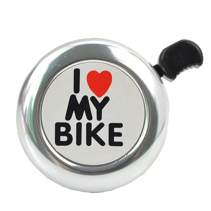 Велосипедный звонок-'i Like My Bikeɻike Horn-громкое алюминиевое Велосипедное кольцо