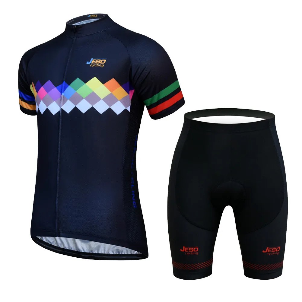 

Новинка, комплект из Джерси для велоспорта, мужская летняя одежда для велоспорта с коротким рукавом, одежда для горного велосипеда, велосип...