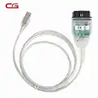 Диагностическое программное обеспечение MINI VCI V14.10.028 для TOYOTA, поддержка одного кабеля для Toyota TIS OEM, высокая производительность с внутренним процессором ARM