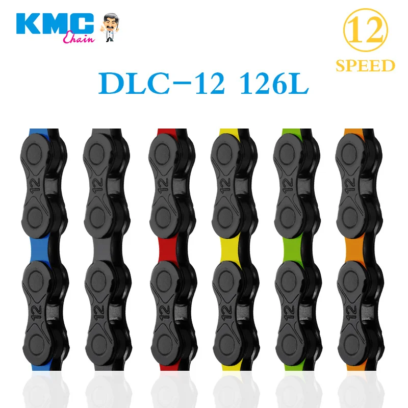 

KMC Bike Chain DLC 12 Speed MTB Bike Diamond Chains Ultralight Black Red Blue Green Mountain Bicycle 12V Chains for Shimano Sram