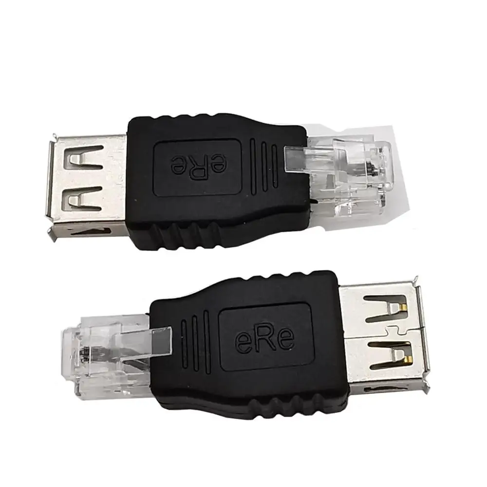 USB Женский к RJ11 2PIN сетевой адаптер конвертер телефонный разъем AF 6P2C |