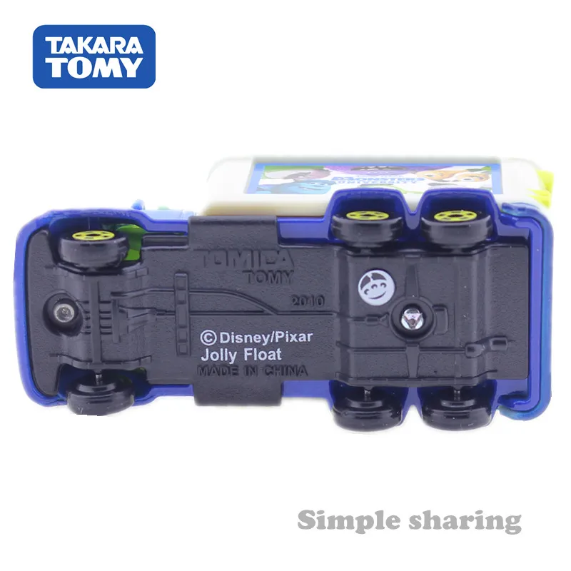 

Takara Tomy Tomica Disney Pixar Motors Jolly Float Monsters University Truck Model Kit Diecast Hot Kids Toys For Children