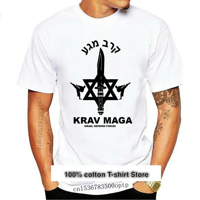 

Camiseta blanca de manga corta para hombre, camisa de manga corta para Fuerzas de Defensa de Israel, Krav Maga idf, nueva