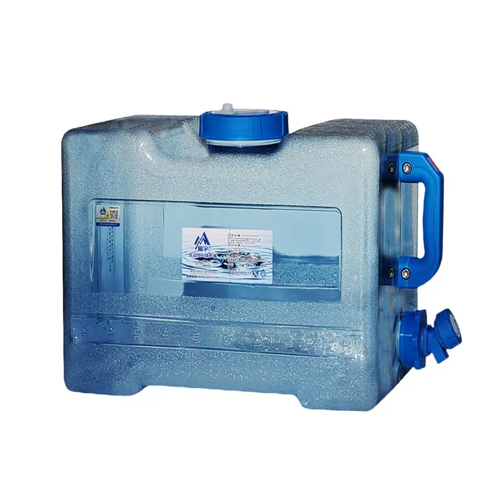 

6813L Capacity Outdoor Water Bucket With Faucet Portable Drinking Water Tank Container Storage For Vehicle Camping Hiking Picn