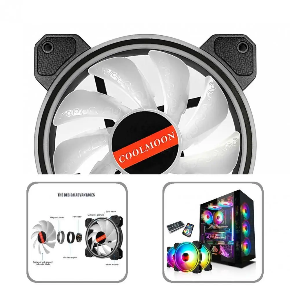 

Mute 12cm 5V ARGB LED Desktop Cooling Fans for Office RGB Fan Mute 12cm 5V ARGB LED Desktop Cooling Fans for Office
