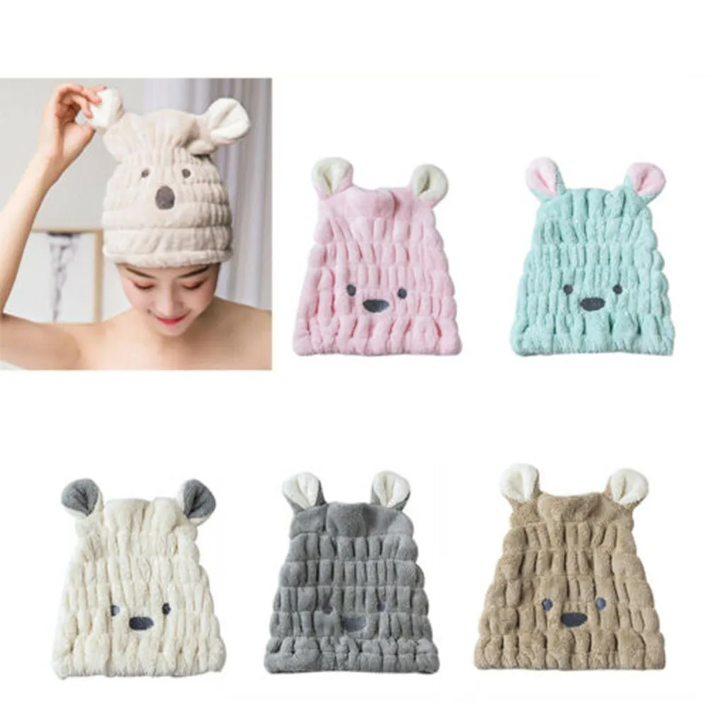 

Cute Cartoon Women Microfiber Towel Hair Towel Bath Towels For Adults Home Terry Towels Bathroom Quickly Dry Wrapped Towel