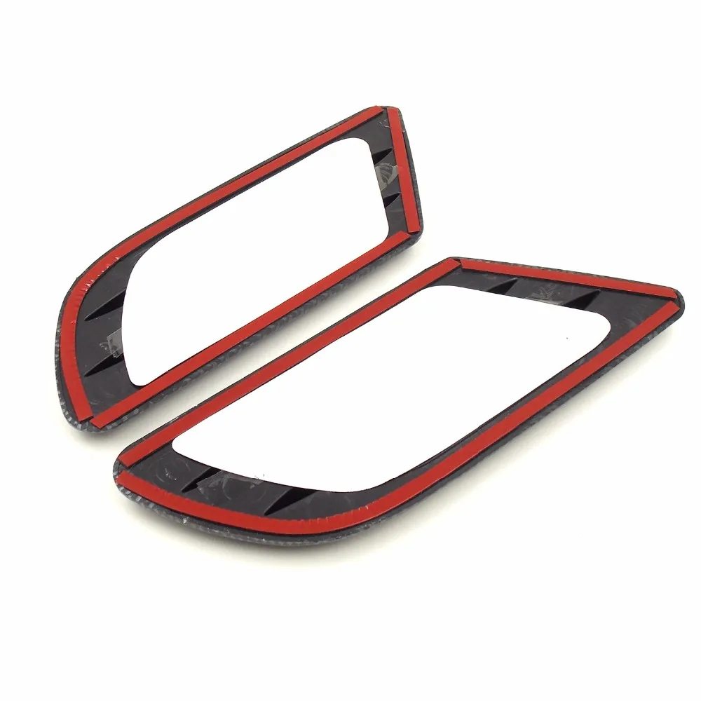 Carbon fiber Shark Gills Shape Intake Grille Wind Net Sticker For Daihatsu MAX Mira Gino Sirion Sonica Terios Trevis | Автомобили и