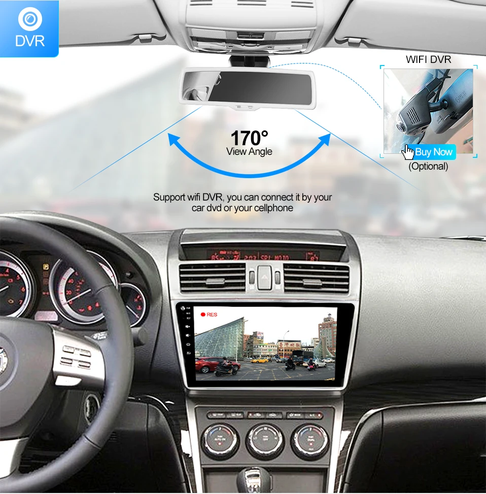 Asottu android 9,0 автомобильный dvd для Mazda 6 2008 2009 2010 2011 2012 2013 Радио Аудио gps мультимедийный плеер