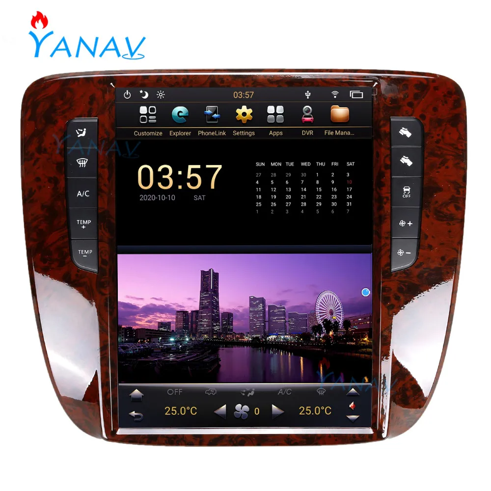 Автомагнитола 2 Din на Android мультимедийный приемник для GMC Yukon/ Chevrolet Tahoe/Chevrolet Silverado