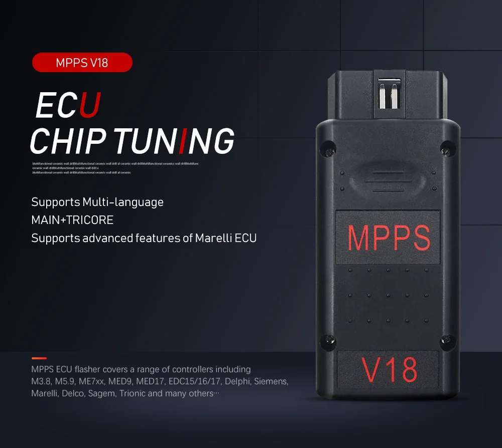 Диагностический инструмент MPPS V18 V21 V16 основной трехшарошечный мультиботинок с