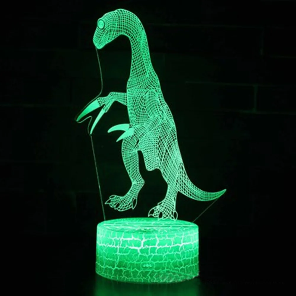 

Dinosaur Series 3D Night Light For Kid's Toys Gift 3d Night Light Modeling Lamp USB Interface Birthday Gift Bulbs Home Led Rgb