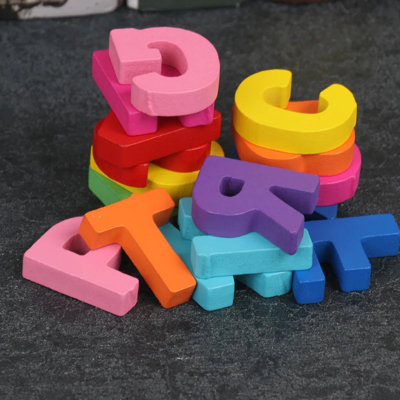 

Wooden Toy Alphabets Digital Letters Board Puzzles Wooden Puzzle Jigsaw Puzzle for Children Baby Toys Kid Early Education Toys