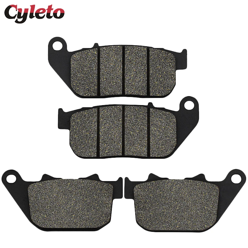 

Motorcycle Front Rear Brake Pads for Harley XL50 L883 Iron XL 883 Sportster Custom XL1200 XL 1200 XL1200V XL1200X 48 Forty Eight